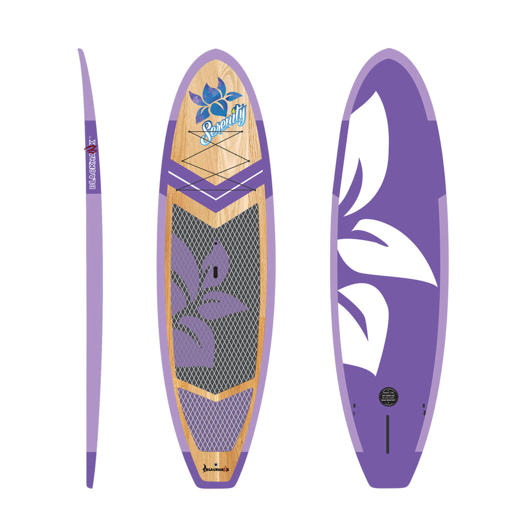 Nirvana SUP Board Inflatable Paddle Board Butterfly 10' Purple for