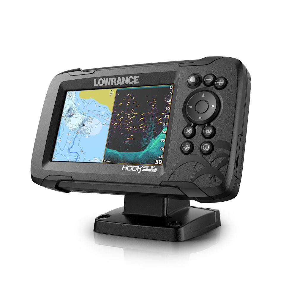 Lowrance Hook Reveal 5 Fish Finder Combo with 50/200 Transducer