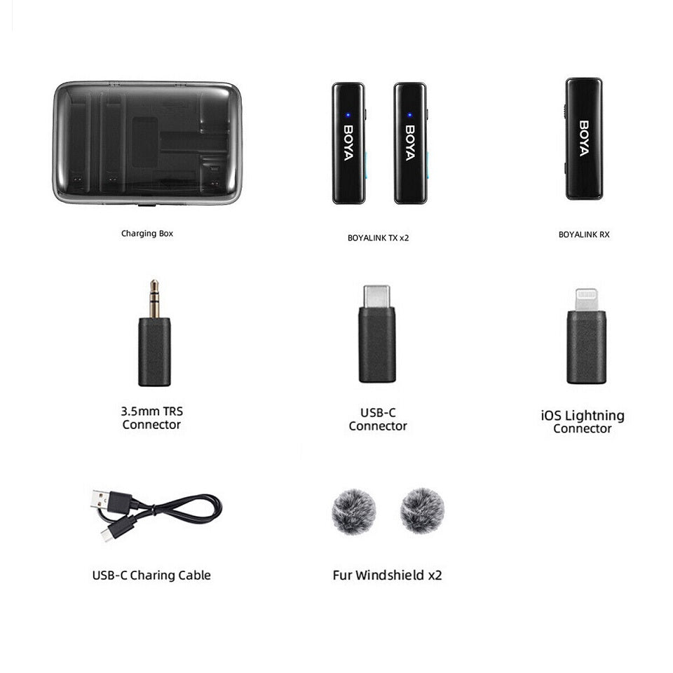 Boya BOYALINK All-In-One Wireless Microphone System